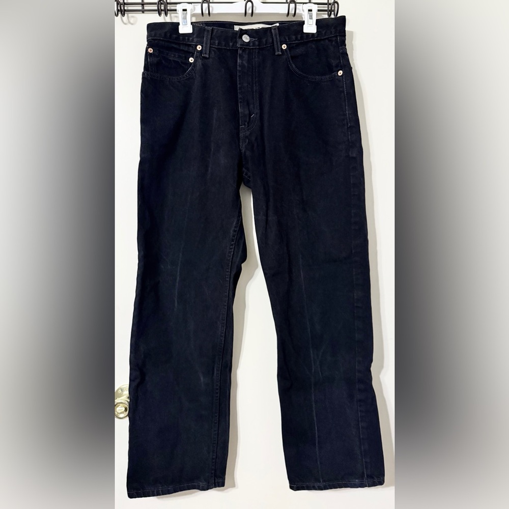 Levi’s Men’s 505 Regular Fit Levi’s Black Denim Jeans | W34 L30
